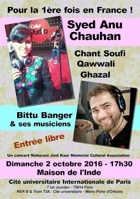 Sayed Anu Chauhan et Bittu Banger à Paris