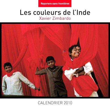 Calendrier 2010 RSF aux couleurs de l'Inde